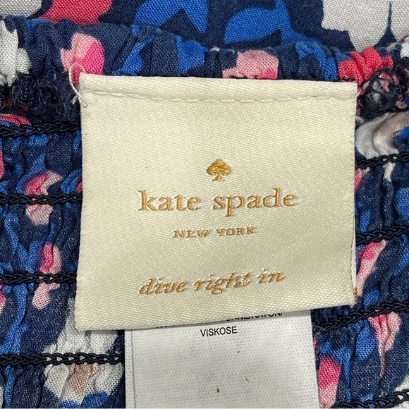 KATE SPADE New York Floral Tie-Strap Romper | XS | Resort / Brunch Outfit - Picture 11 of 14